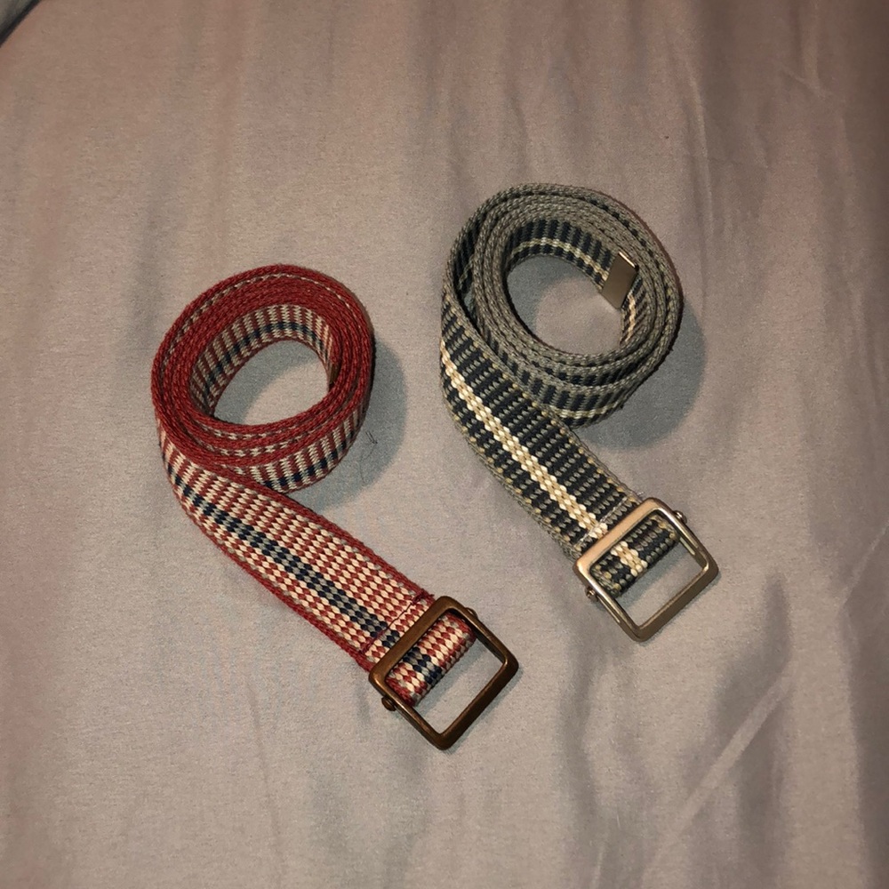 Multicolored Woven Belts